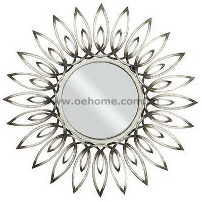 8389 Decorative modern hanging metal wall mirror